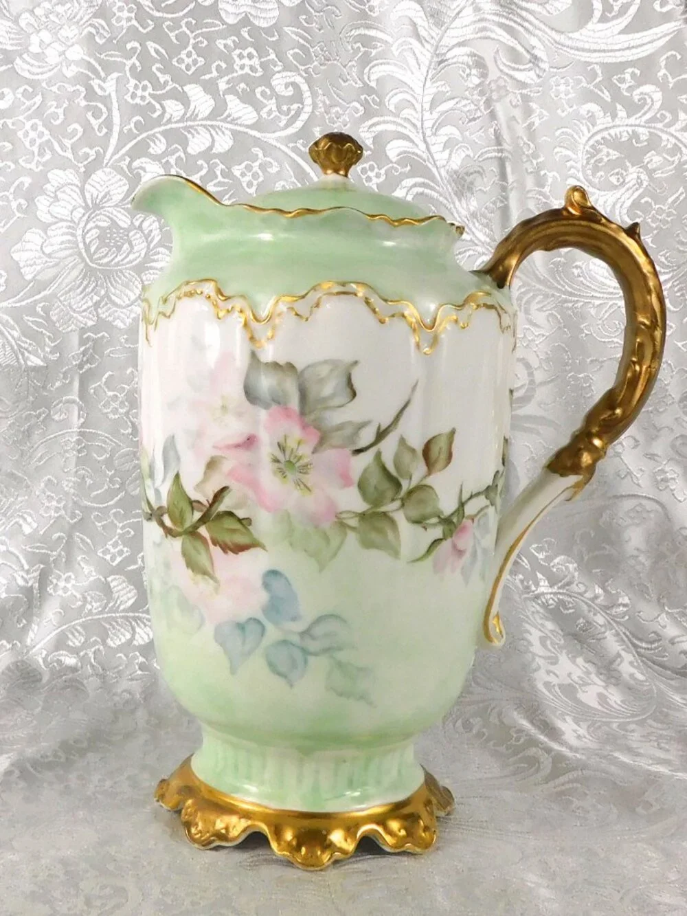 Mint Green Haviland Chocolate Pot # 27240